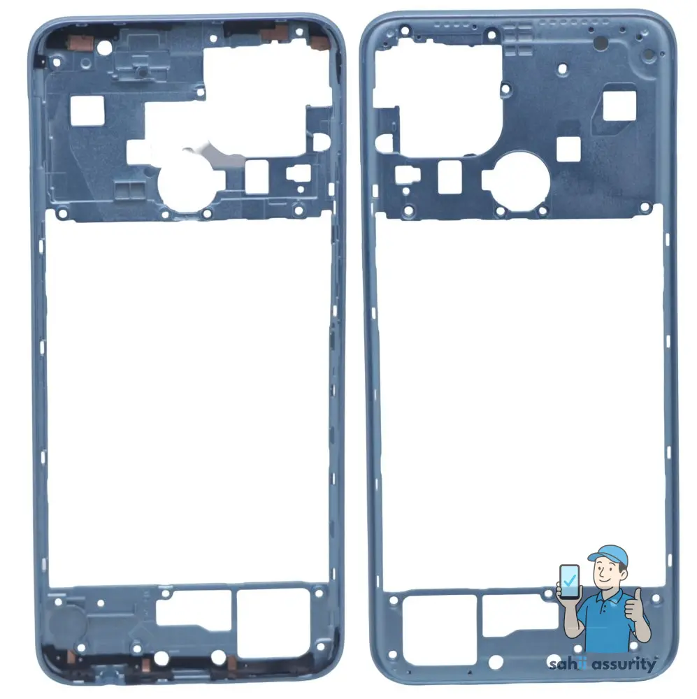 Middle Frame Ring Only for OPPO A15 Blue